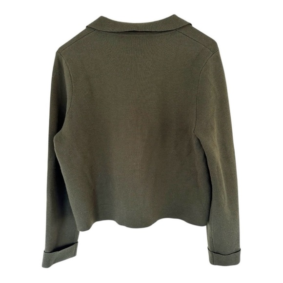 SEZANE Betty Cardigan Khaki - Picture 3 of 6